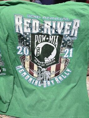 2012 Red River NM Memorial DayMIA  Bike Ralley Long Sleeve Tee